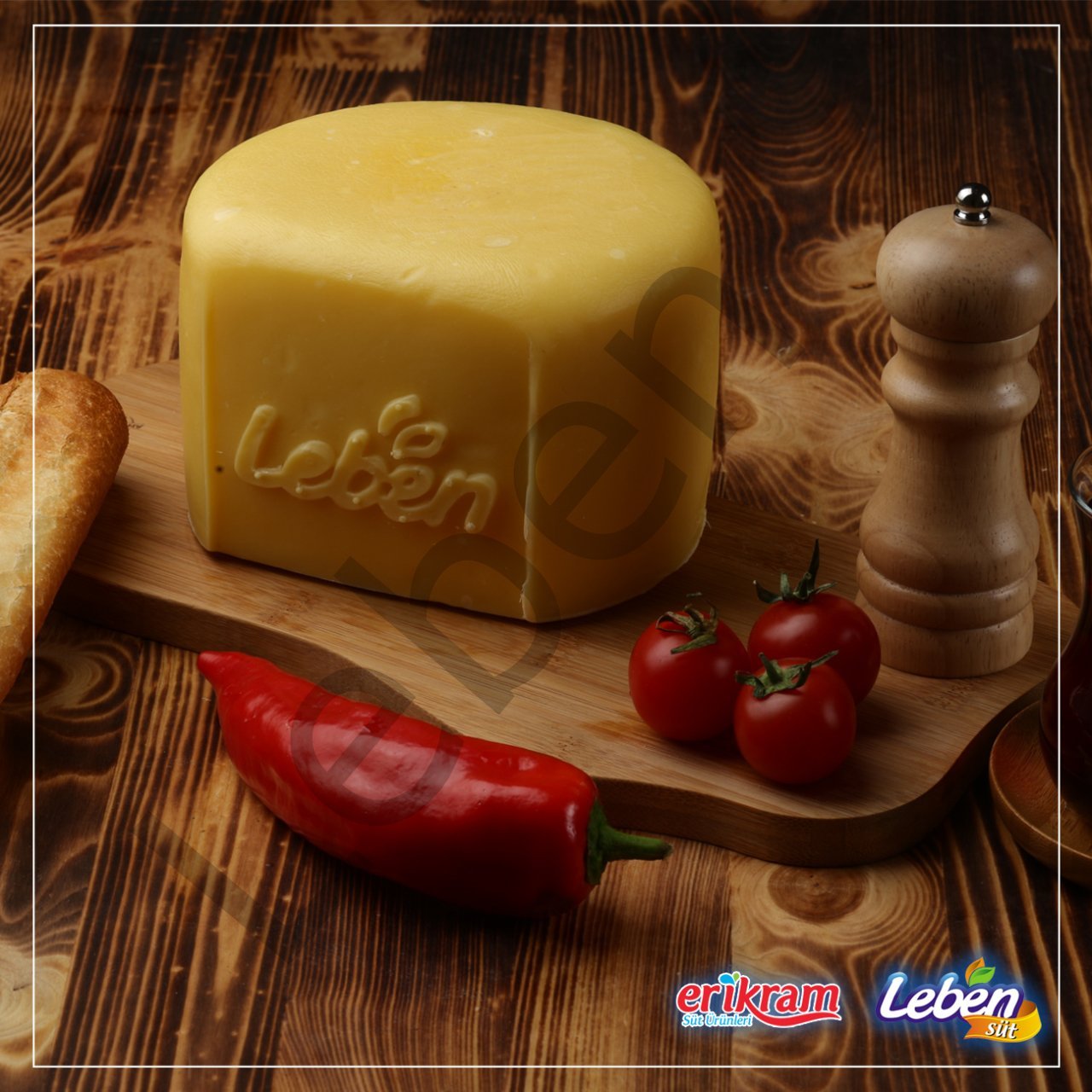 1.600 gr Leben Taze Kaşar Peynir
