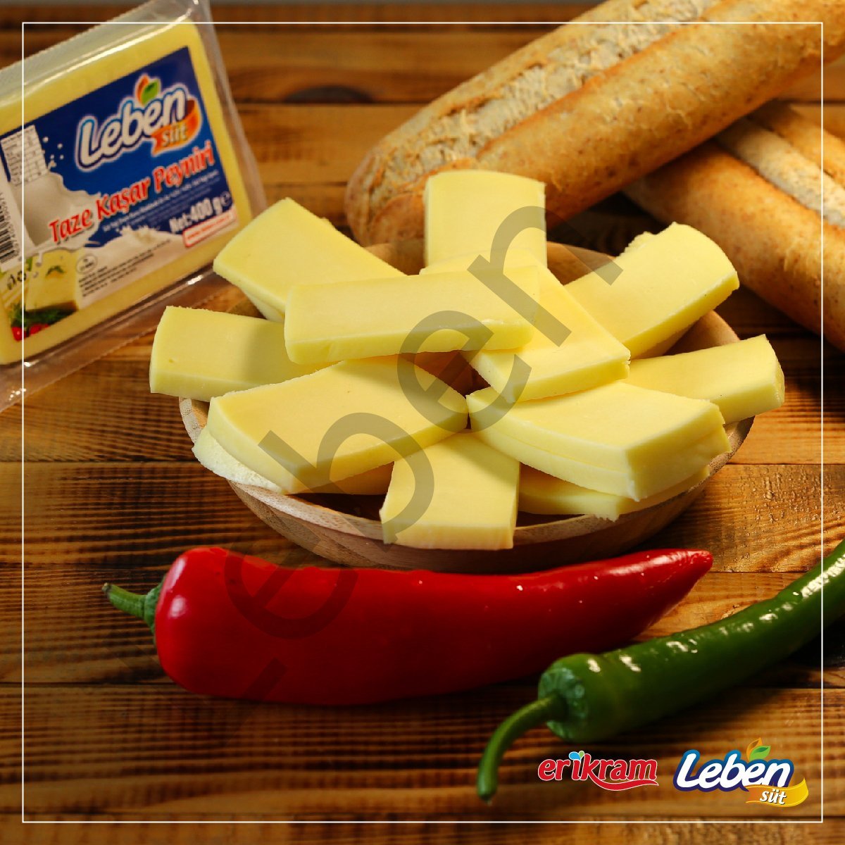 400 gr Leben Taze Kaşar Peynir