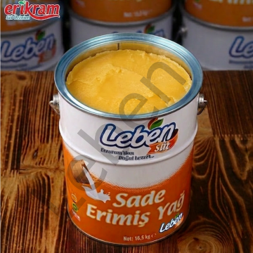 Leben Eritilmiş Tereyağı 16,5 kg.(Net: 16,5 kg) SADE YAĞ